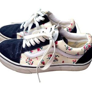 FLORAL WOMENS OLD SKOOL VANS